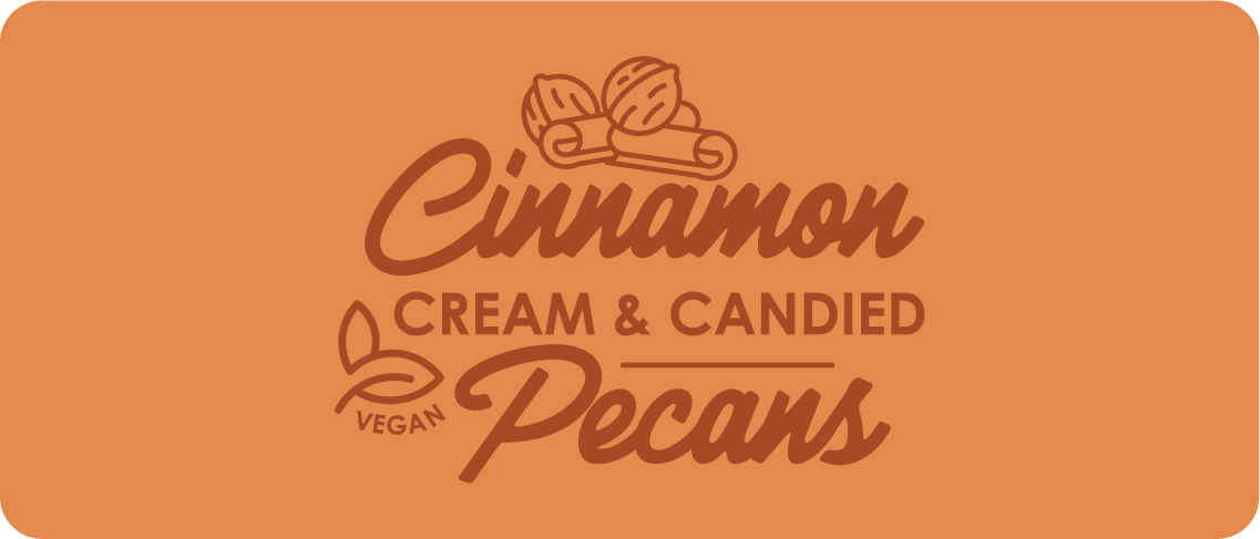 Vegan Cinnamon Cream & Candied Pecans