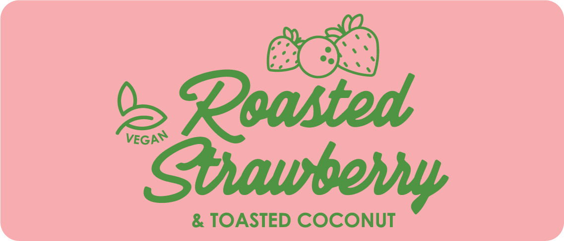 Vegan Roasted Strawberry & Toasted Coconut
