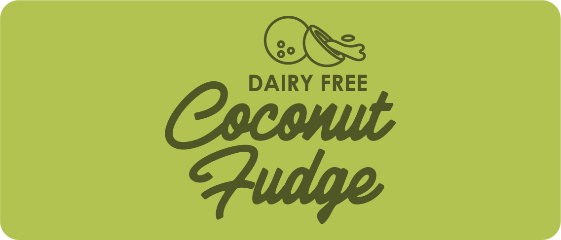 Dairy Free Sugar Free Coconut Fudge