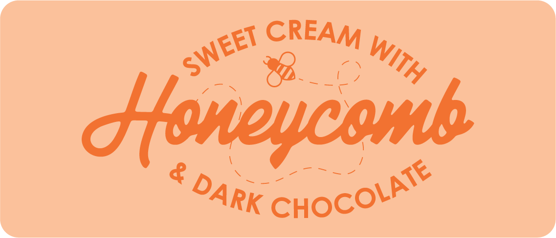 Sweet Cream Dark Chocolate & Honeycomb